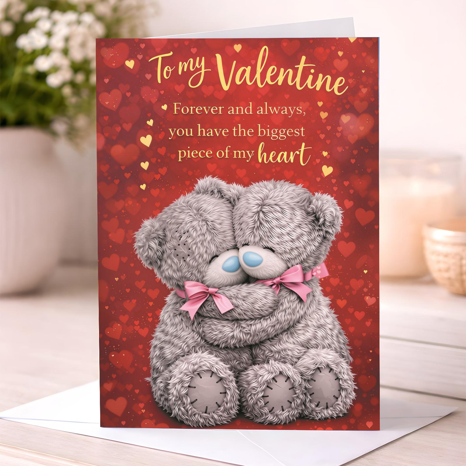 Valentine’s Day Card – To My Valentine – Cute Bear Design